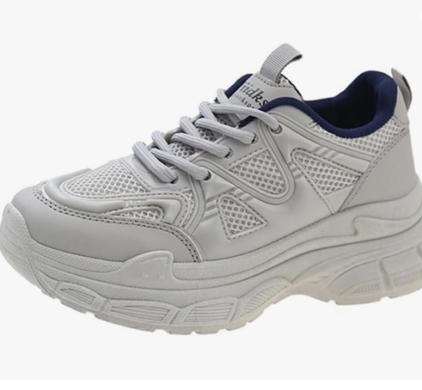 Round Toe Retro Design Sneakers